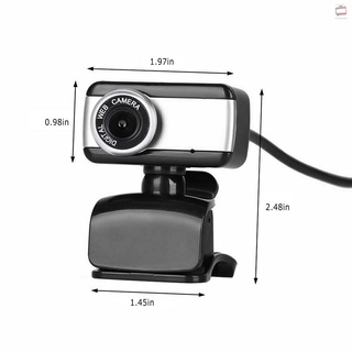 Una cámara Web USB 2.0 480P cámara Web con Clip en cámaras Web Webcams con micrófono para ordenador PC escritorio (8)