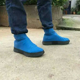 fundas para zapatos de lluvia impermeables de látex de alto tubo unisex engrosadas desechables protector de bota para exteriores