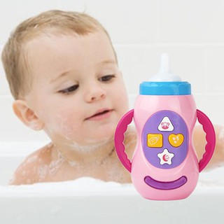 [beso] bebé niños sonido música luz botella de leche aprendizaje biberón juguetes (1)