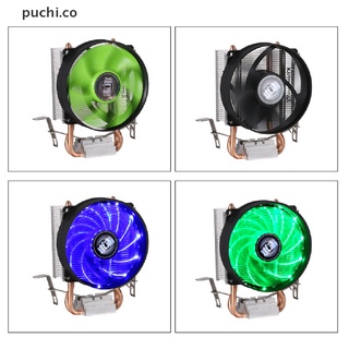 【puchi】 Colorful lights CPU cooler silent fan for AMD multi-platform 775/1155 CO