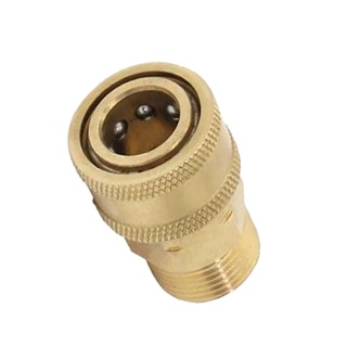 M22 Quick Release Connector to 1/4" Male Adapter Pressure Washer Coupling (2)