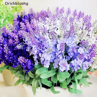 (drichbluehg) nuevo romántico lavanda simulación flor lavanda flor artificial plantas acuáticas en venta