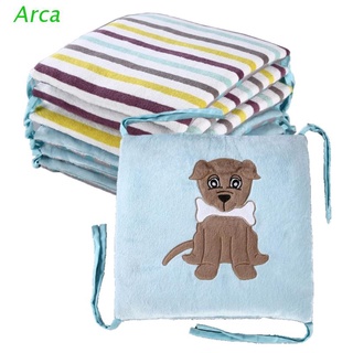 arca baby room decoración 6 piezas parachoques cama protector impreso animal perros almohada para recién nacido en la cuna cosas 30*30cm
