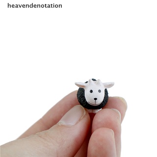 [heavendenotation] 1x ovejas hadas jardín miniaturas micro paisaje resina artesanía decoración al azar