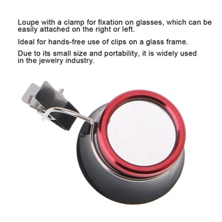 yedda Clip-On gafas de ojo Loupe joyero Opti lupa lupa joyería reloj reparación (5)
