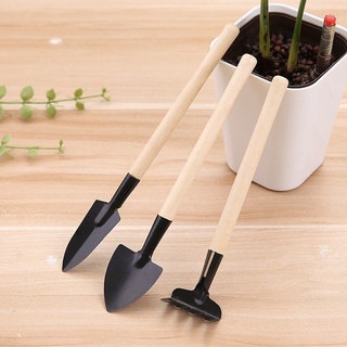 3 pzs herramientas de jardinería pequeña pala rastrillo herramienta de mano DIY herramientas de plantación