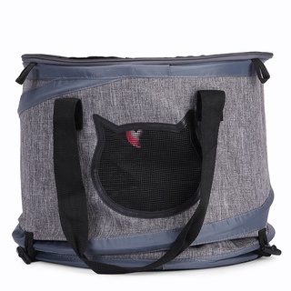 Portamascotas para perros plegable de viaje gatos transpirable jaula honda bolsa de transporte mochila