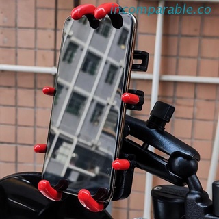 rable - soporte universal para espejo retrovisor de motocicleta, compatible con bicicleta, soporte para teléfonos celulares