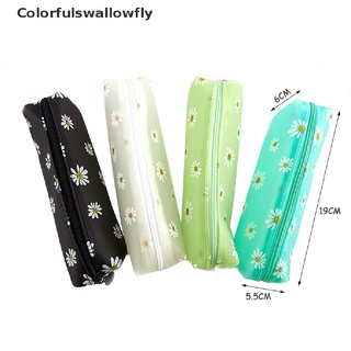 colorfulswallowfly daisy estuche transparente de margarita color caramelo regalo caja de lápices csf