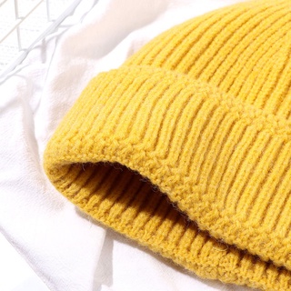 BULBAL Women Thickened Wool Hat Pure Color Winter Beanies Large Size Apparel Accessories Winter Hat High Quality Warm/Multicolor (9)