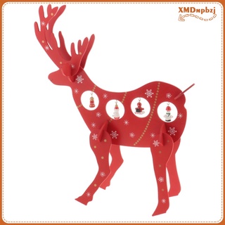 navidad ciervo doe alce reno rompecabezas decoraciones de navidad navidad madera decoración adornos para navidad decoración de fiesta rojo