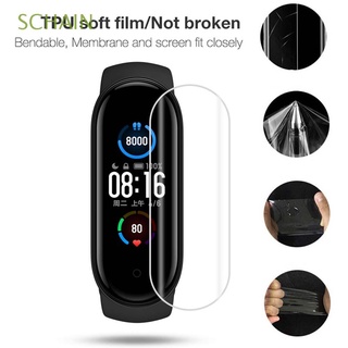 SCHAIN Soft Screen Protector Not Tempered Glass Hydrogel Film Protective Film For Mi Band 5 6 TPU Durable Hydrogel Smart Wristband For Xiaomi TPU Protective Film