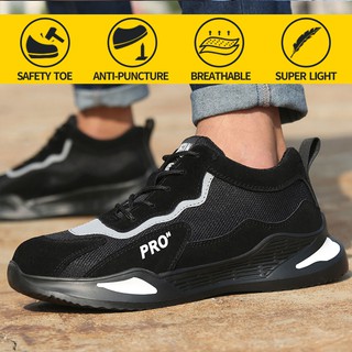 zapatos de seguridad kasut seguridad de acero puntera zapatos transpirable anti-golpes anti-punción ligero zapatos de trabajo botas de seguridad