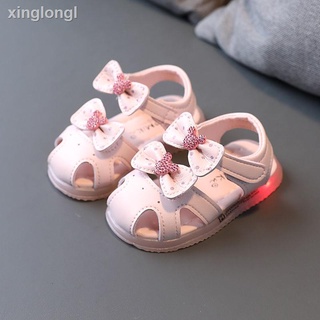Zapatos de princesa iluminados para bebés 0-1-3 años 2 sandalias para niñas 6-12 meses zapatos de suela suave antider