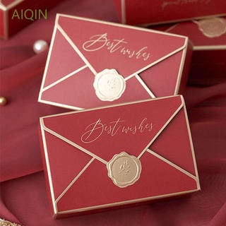 Aiqin INS caja de caramelos creativas bolsas de embalaje caja cosmética decoración de boda bronceado favores Chocolate fiesta de cumpleaños suministros/Multicolor