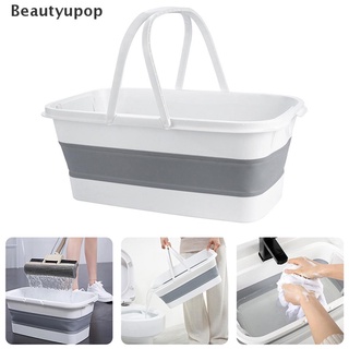 [beautyupop] portátil plegable fregona cubo plegable lavabo baño turismo plegable cubo caliente