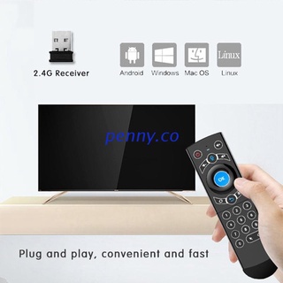 NNY G21 PRO 2.4G Wireless Keyboard Air Mouse Voice Remote Control IR Learning Gyros for smart TV Box H96 MAX X3 Pro AM6 Plus