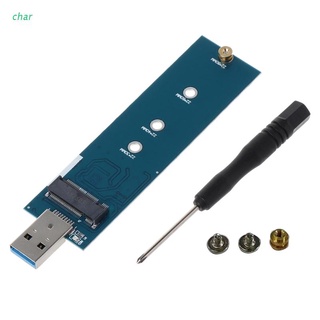 char M . 2 A USB Adaptador B Llave SSD 3.0 2280 M2 NGFF Unidad Convertidor Lector Tarjeta