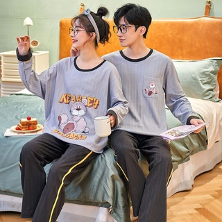 Estilo Coreano Hogar Desgaste casual Traje popular De Algodón Puro De Dos Piezas Conjunto Pijamas Adolescentes De Las Mujeres De La Moda De Lata b