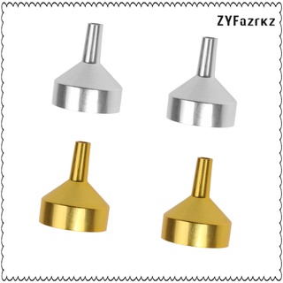 4pcs metal perfume líquido botella difusor de aceite relleno embudo plata oro (3)