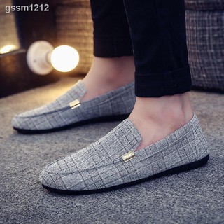 Kasut kasut zapatos de los hombres de moda Casual cómodo zapatos de cuero sillín zapatillas de deporte deslizamiento en los hombres mocasín (1)