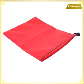 bolsa de almacenamiento con cordón impermeable premium para zapatos de ropa, color rojo (2)