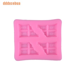 dddxcebua (@) moldes de silicona líquida con forma de chocolate/fondant/moldes para tartas diy/herramientas para hornear