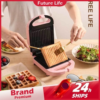Portátil Sandwich Maker Waffle Multifuncional Hogar Luz Fabricante De Alimentos Calefacción Tostadora Presión