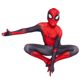 JCFS🔥Productos al contado🔥Traje De cuerpo De Spider Man lejos De Casa Cos para hombre araña/Peter Parker Adulto