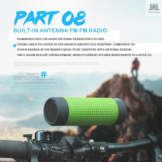 X2 altavoz inalámbrico Bluetooth bicicleta impermeable al aire libre Super Bass reproductor de Audio 3000mAh Power Bank portátil 3D estéreo altavoces inalámbricos (2)