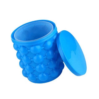 Xgs cubeta De hielo De silicona Para almacenamiento De Cubos De hielo De silicona Conveniente Azul 0525 (1)