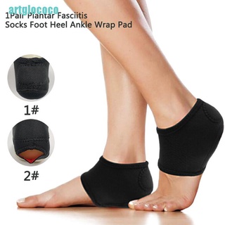 [OCO]1 par de calcetines de fascitis Plantar para talón de pie/almohadilla para aliviar el dolor del talón