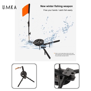 Sl - bandera giratoria de pesca de hielo, libre de mano, plegable, accesorio de pesca al aire libre, manos libres para pesca