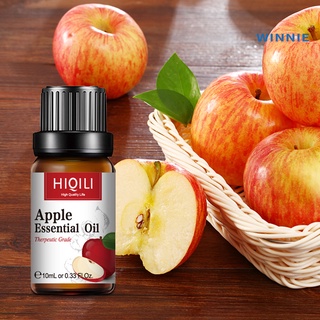 [winnie] 10 ml aceites de fragancia de manzana limpieza de aire mejorar sueño premium ingredientes aromaterapia fruta aceite esencial