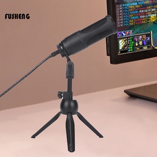 Fusheng micrófono Condensador Portátil Delicado con cable Para karaoke/transmisión sin pérdidas Para juegos