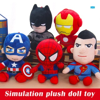 Muñeco de peluche simulación de los vengadores/juguete de peluche/película cómica/juguete de personaje