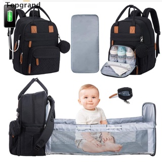 [topgrand] mochila para cochecito de cama de viaje para mamá, portátil, para cuna, bolsos secos húmedos.