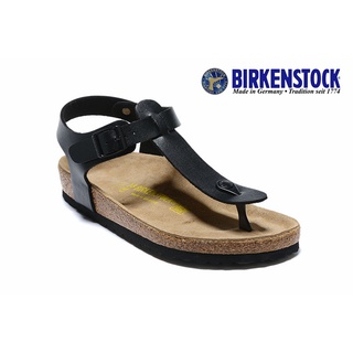 Birkenstock Hombres/Mujeres Clásico Corcho Zapatillas De Playa Casual Zapatos Kairo Serie Negro 34-45