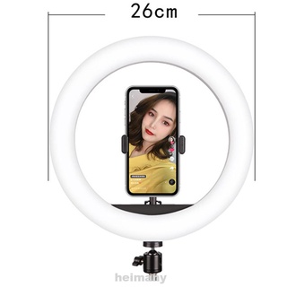 10 Pulgadas Selfie Regulable Brillo Ajustable 10W 26 Cm Estudio En Vivo Escritorio Maquillaje LED Anillo De Luz