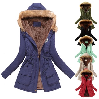 Beauty1 abrigo cálido de invierno para mujer/chamarra con capucha delgada para invierno/abrigos