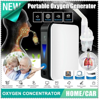 Alta Calidad Nueva Actualización Concentrador De Oxígeno Hogar Portátil Máquina Inhalación + Atomización + Iones Negativos (1)