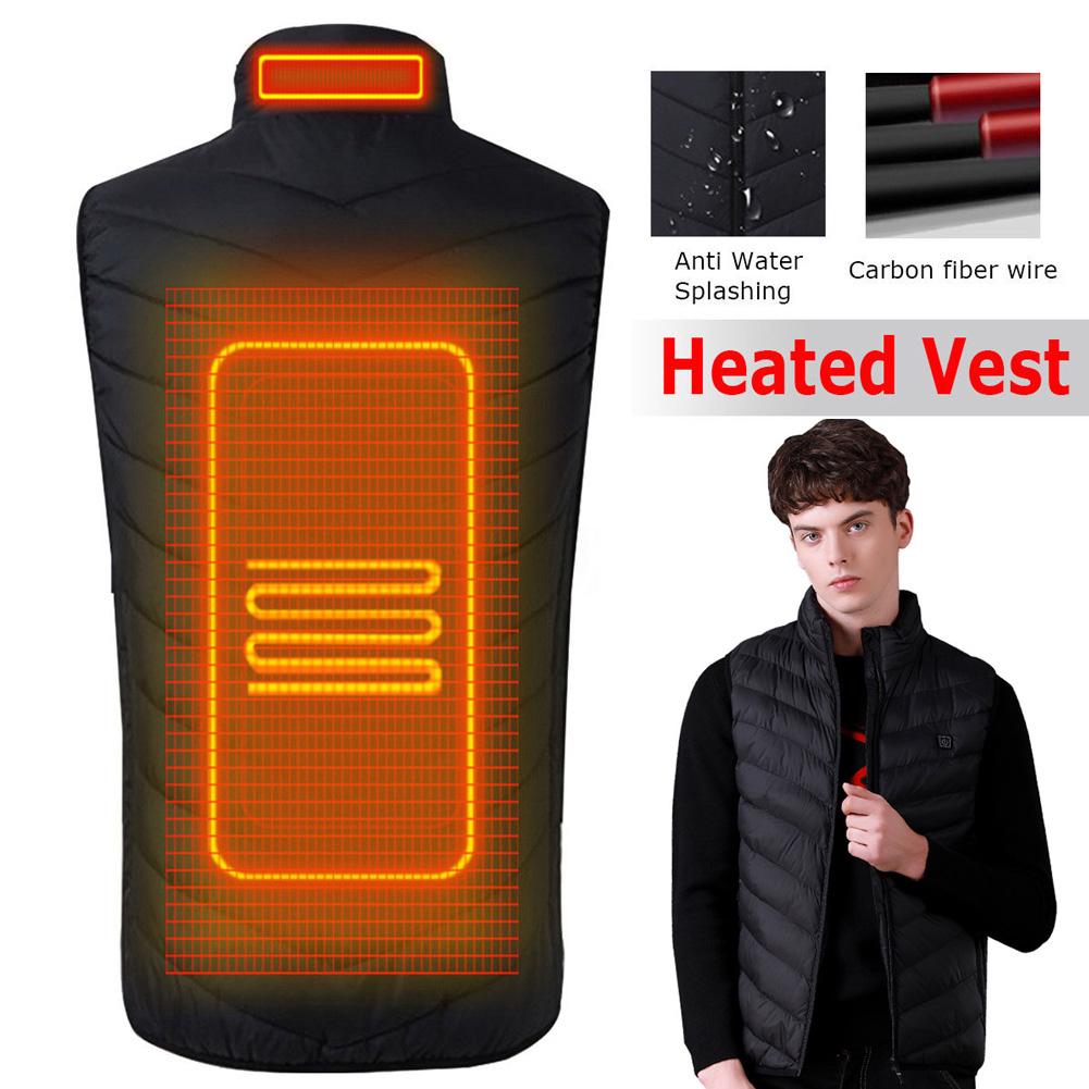hombres chaleco de fibra de carbono usb carga cálida temperatura constante térmica ropa de seguridad capa de inteligencia calefacción eléctrica (1)