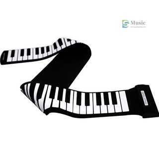 [en Stock] USB 88 teclas MIDI Roll up teclado electrónico Piano silicona Flexible profesional (4)