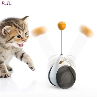 HOT Toys Tumbler Swing Juguetes Para Gatos Gatito Interactivo Equilibrio Coche Gato Persiguiendo Juguete Con Catnip Divertidos Productos Para Mascotas Dropship pinkyday