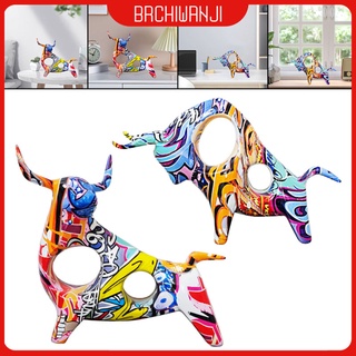 Brchiwji Escultura De elefante multicolor/estatuilla De Resina Para decoración Moderna/regalo De cumpleaños/navidad/hogar