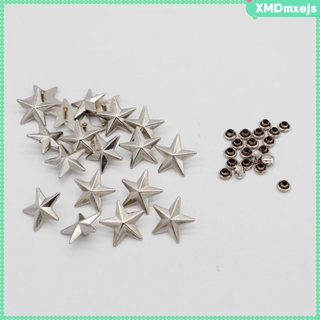 20 piezas remaches de estrella de 19 mm remaches decorativos remaches de cuero remaches decorativos bolsas de bricolaje, (5)