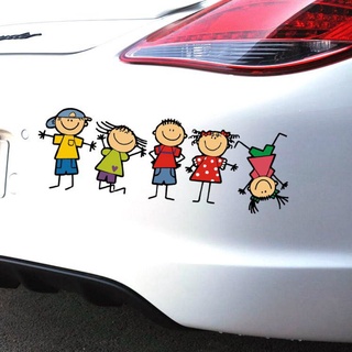 impermeable lindo juego niños reflectante coche pegatinas ventana cuerpo divertido vinilo coche pegatina