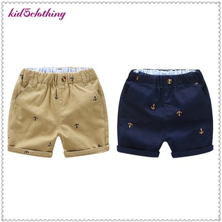 Pantalones cortos casuales para bebés/niños/pantalones cortos de verano/algodón/cintura elástica