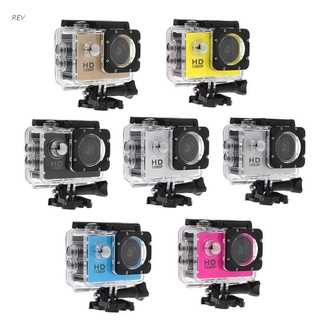 REV Waterproof Diving 1080P HD Sports Camera Helmet Cam Video Camcorder DVR DV Action Recorder Electronic Articles