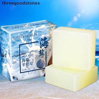 Thstone Sea Salt Soap Facial Cleaner Pimple Acne Remover Opens Pores Goat Milk 60g New Stock